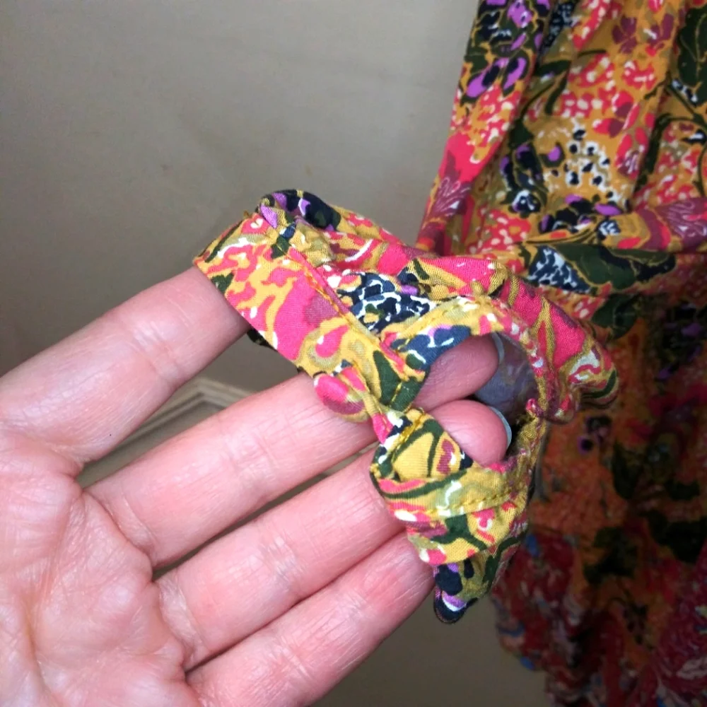 Matilda Jane Boho Lovely Menagerie Floral Lace Trimmed Prairie Dress - Picture 7 of 12